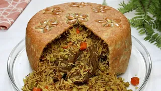 طبخ وصفة قوزي الشام المذهلة! جربوها بهذه الطريقة 😋 Cooking an AMAZING Levant meat and rice recipe