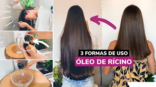 3 MANEIRAS DE USAR ÓLEO DE RÍCINO PARA ESTIMULAR O CRESCIMENTO EXTREMO DO CABELO | Óleo de Mamona