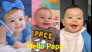 Hello Papa! Adorable Kids Say Mommy & Daddy”