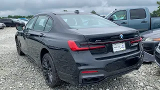 I FOUND THE BRAND SPANKING NEW 2021 BMW 750i AT COPART! * MSRP ON THIS BMW IS $100,000!*