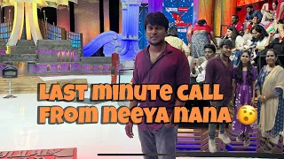 💢Sudden call from Neeya Naana – What a twist! 😳 | No sleep, full prep mode 😅 #dailyvlog #neeyanana