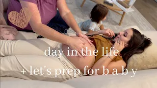 DITL OF A WORKING SAHM FAM // 37 week midwife appt + starting to prep for baby | The Chavez Family