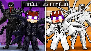 FAMÍLIA do VENOM vs FAMÍLIA do ANTI-VENOM no Minecraft!