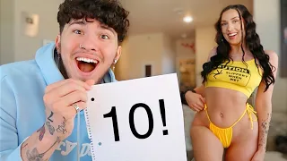 Boyfriend Rates Girlfriends SCANDALOUS Shien Outfits!!