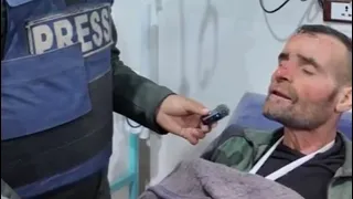 لقاء مع أحد الأسرى من جنود النظام السوري، حيث يتلقى العلاج بأحد مشافي المناطق المحررة