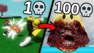 roblox but every time i die IT GETS MORE VIOLENT AGAIN...