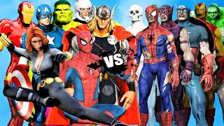 THE AVENGERS MARVEL COMICS VS The AVENGERS ZOMBIE - Epic Battle
