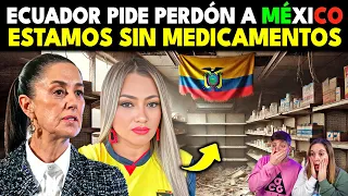 ECUADOR PIDE PERDÓN A MEXICO AHORA QUE ESTÁN SIN MEDICINAS Y EN RUINA TOTAL - MEXICANOS QUEREMOS PAZ