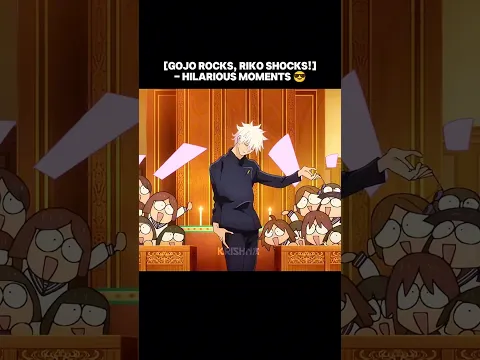 Gojo Rocks, Riko Shocks  Hilarious Moments #gojo #sukuna #jujutsukaisen #anime