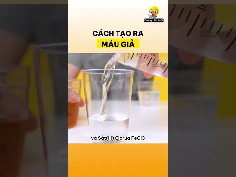 Bạn có biết máu giả được tạo ra như thế nào không?