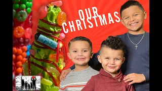 WORLDS LARGEST CANDY CHRISTMAS TREE! XMAS DAY 2021! THE AQUINO FAMILY VLOG