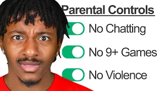 PLAYING ROBLOX ON PARENTAL CONTROLS..