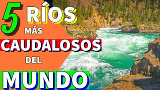 💧GIGANTES ACUÁTICOS 🌊DESCUBRE LOS 5 RÍOS MÁS CAUDALOSOS DEL MUNDO