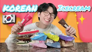 Korean Ice Cream Mukbang! Rating The Best Ice Creams | Evan Tan