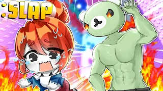 Slapping ADORABLE Players with ADMIN COMMANDS in Roblox...