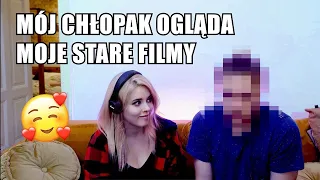 REAKCJA MOJEGO CHŁOPAKA na moje stare filmy ❤️‍🔥🎞
