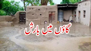 Rain In Punjab | BEAUTIFUL Village Life In Pakistan