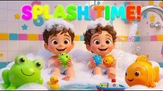 Splish Splash! Domy & Brother’s Bath Time Adventure! 🛁💦