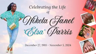 Celebrating the Life of Niketa Janel Parris