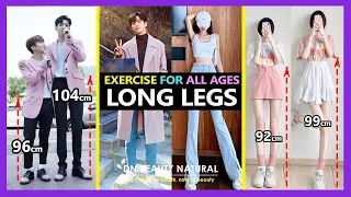 12 BEST LONGER LEGS & SLIM STRETCH EXERCISES ALL AGES | Grow Taller, Lengthen Legs, Increase Height