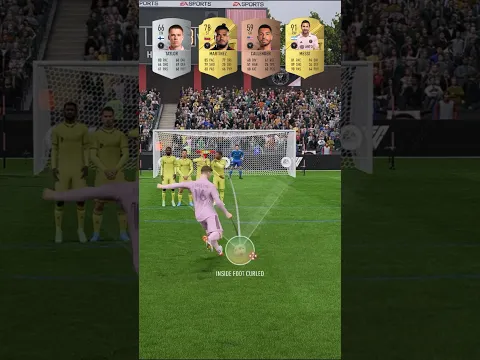 Inter Miami Free Kick Challenge #shorts #messi #fifa23