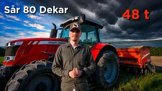 48 TIMER på å så hele jordet før regnet kommer!