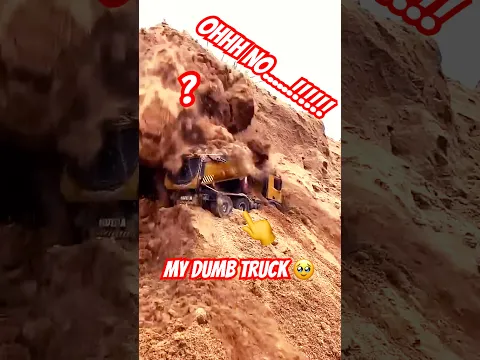 #Miniature Accident #dumptrucks #fallingdown