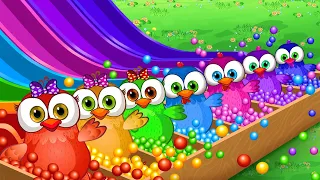 🎶Siete Pollos Blancos: Aventuras Musicales para Niños | Canciones Infantiles en Español🎶