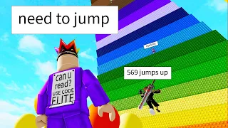 Roblox BUT Every Second I Get +1 Jump POWER