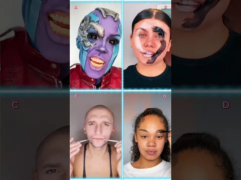 TikTok makeup trend - Circus 🤡 | 📌 Pinned your comment | #makeup #transition