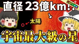 【ゆっくり解説】たて座UY星を超える宇宙一巨大な星