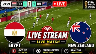 Egypt vs New Zealand LIVE | FIFA World Cup 2026 | Full Match Streaming