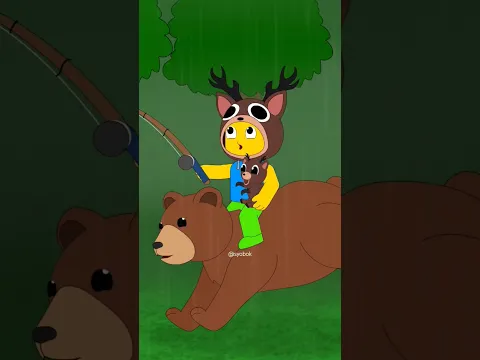 Cute story Noob and baby deer 99 nights in the forest Roblox