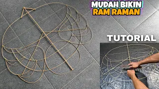 CARA MEMBUAT LAYANGAN RAM RAMAN MINI - Layangan Khas Banyuwangi Dengan Mudah
