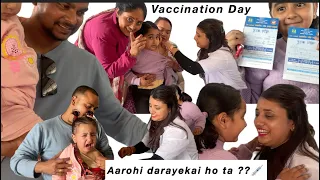 Aafnai chori lai sui lagauda mumma  vain bhabuk 😱  || Dadura rubela khop || Vaccination Day ||