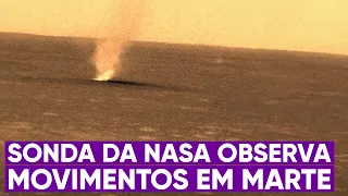 NASA captura movimentos na superfície de Marte