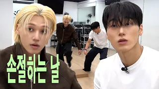 절친과 손 묶고 하루 살기