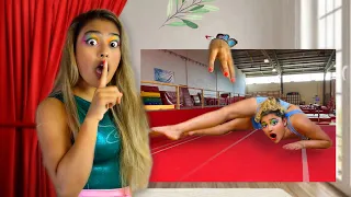 I Built a SECRET Room In a Gymnastics Gym!