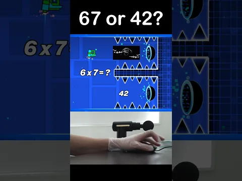 Geometry Dash 6 x 7 = ?