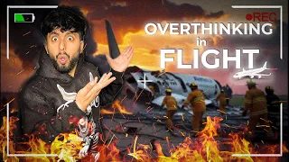 Overthinking in flight every person 😂 | Indian family #flightvideos #trending #viral 