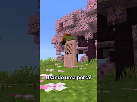 Villagers Não Conseguem Abrir Essa Porta No Minecraft!
