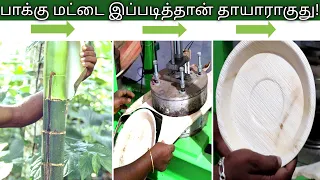 "மரம் முதல் மட்டை வரை" | Areca Plate production method and actual profit