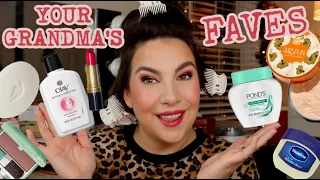 TESTING YOUR GRANDMA’S FAVORITE Beauty Products & Tips