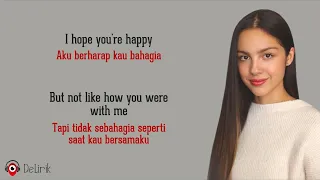 Happier - Olivia Rodrigo (Lirik Lagu Terjemahan)