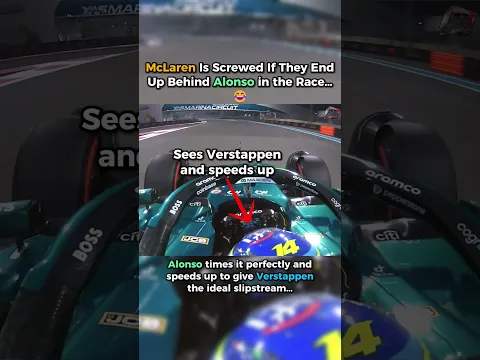 Alonso Helping Verstappen in the Title Fight 😂