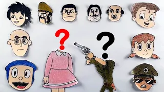 Chingam, Shizuka Shadow Puzzle || Latest Cartoon Drawing Video