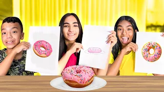 QUEM FIZER O MELHOR DESENHO, COME! - MUITO DIFÍCIL
