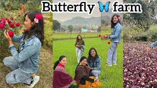 Butterfly farm #butterfly #drawing #aesthetic #vlog #farm #park #nature #colourful #trending