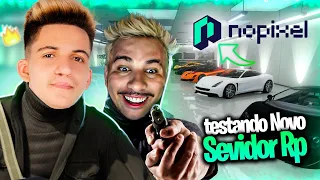 MOSTRANDO TUDO SERVIDO NOPIXEL! O MAIOR SERVIDO FT.PIUZINHO GTA RP🔥 AO VIVO 🔥