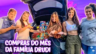 COMPRAS DO MÊS DA FAMÍLIA DRUDI!